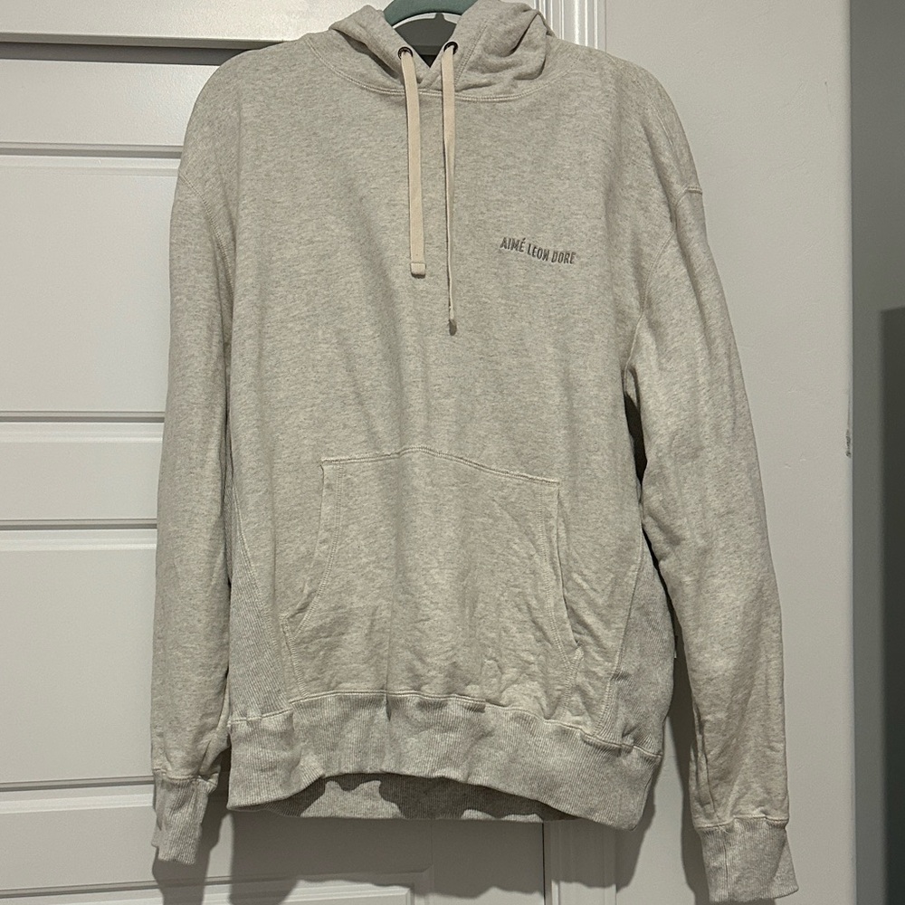Aime Leon Dore Gray Hoodie